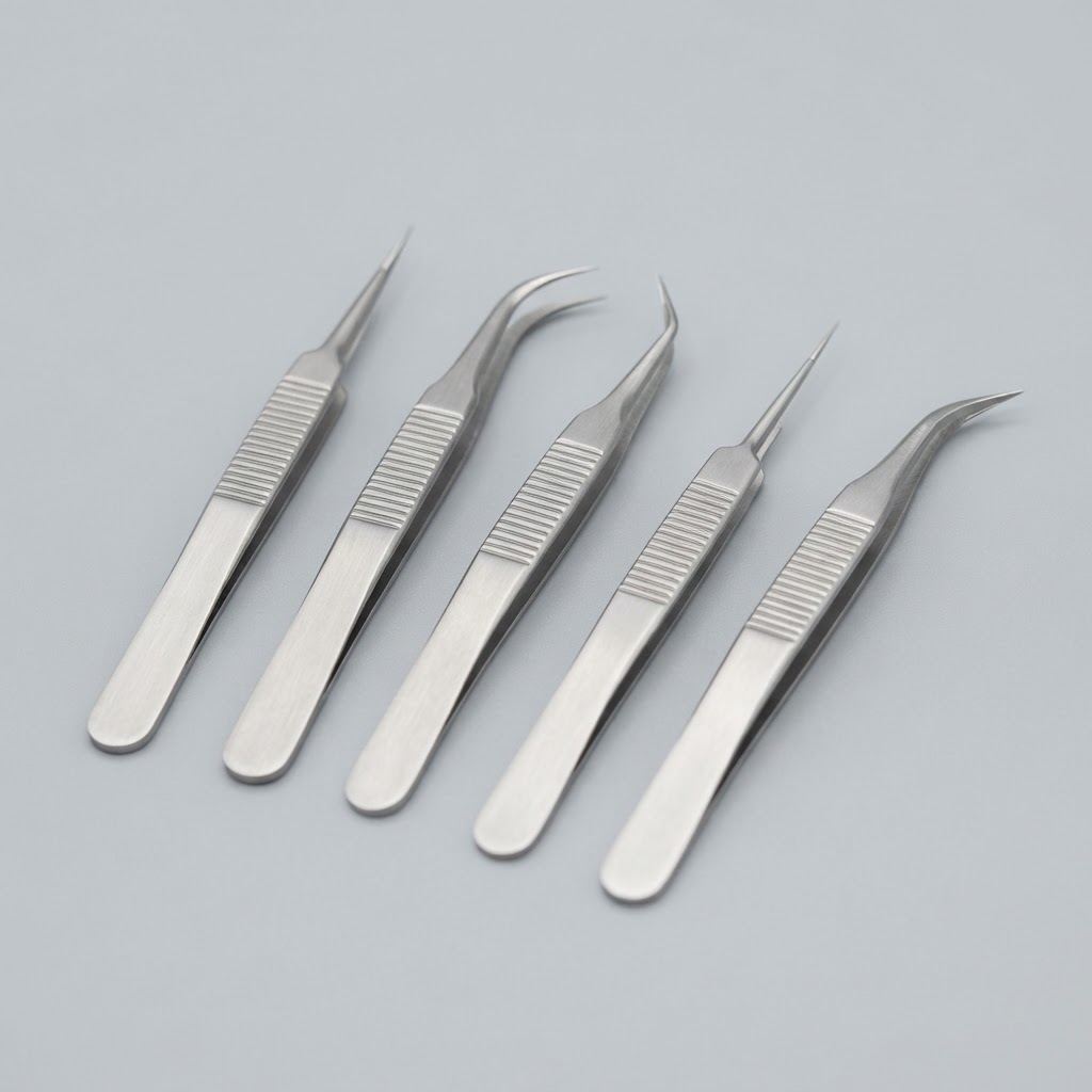 Pinças de precisão para manuseio SMD